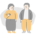 社会交流している様子